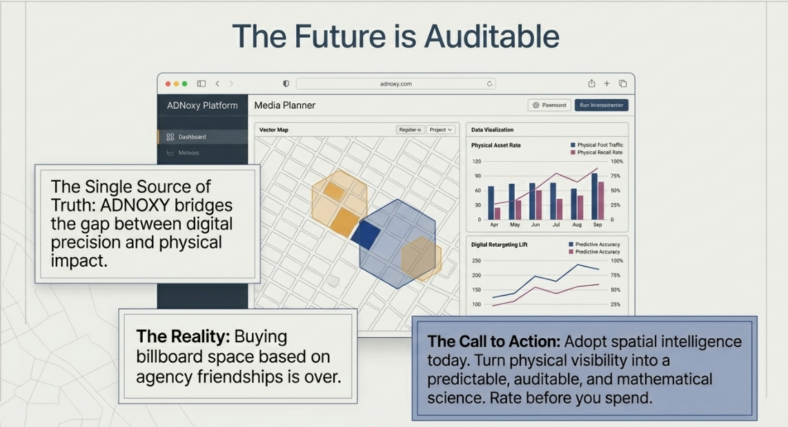 AI Footfall Analytics for Billboards: How ADNOXY Measures Real Audience Data