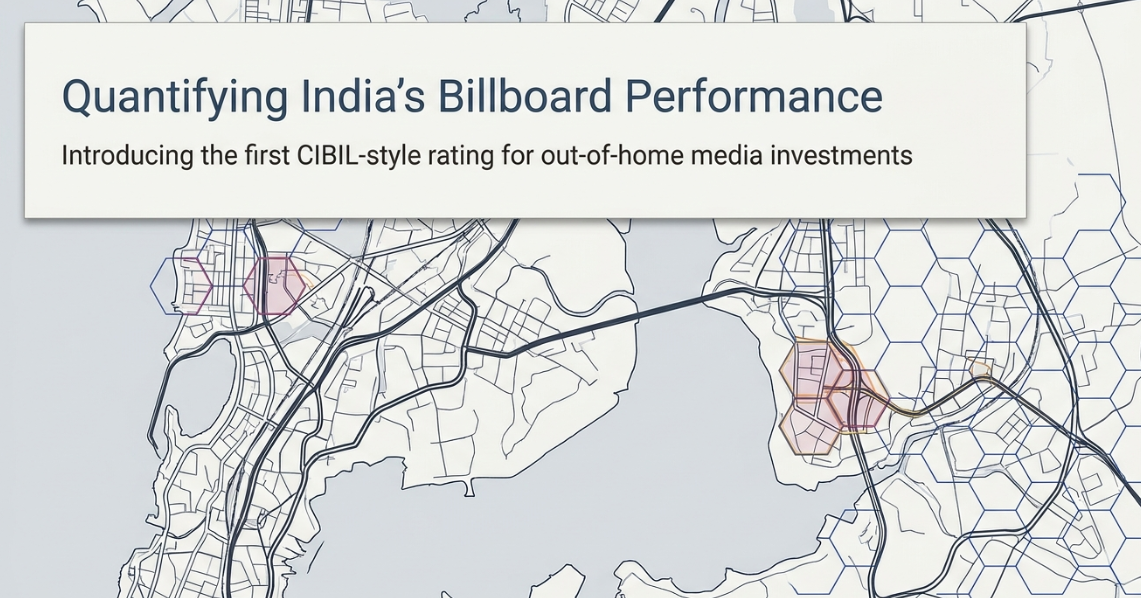 The ADNOXY AI Score: India's First CIBIL-Style Rating for Billboards